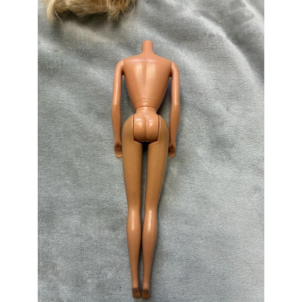 Vintage 1966 Barbie Doll TNT Body 1991 Head 1993 Vest And‎ Skirt Lot *defect
